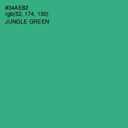 #34AE82 - Jungle Green Color Image