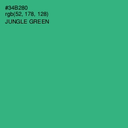#34B280 - Jungle Green Color Image