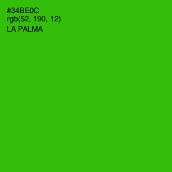 #34BE0C - La Palma Color Image