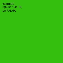 #34BE0D - La Palma Color Image