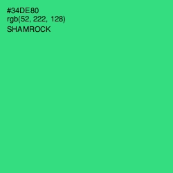 #34DE80 - Shamrock Color Image