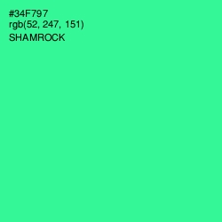 #34F797 - Shamrock Color Image