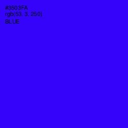 #3503FA - Blue Color Image