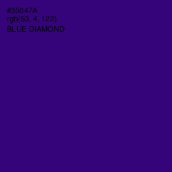 #35047A - Blue Diamond Color Image