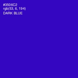 #3506C2 - Dark Blue Color Image