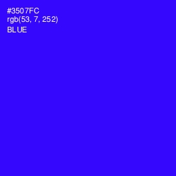 #3507FC - Blue Color Image