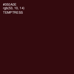 #350A0E - Temptress Color Image