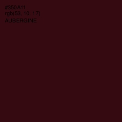 #350A11 - Aubergine Color Image