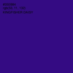 #350B84 - Kingfisher Daisy Color Image