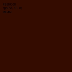 #350C00 - Bean   Color Image