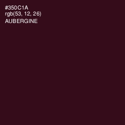 #350C1A - Aubergine Color Image