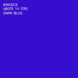 #350ECE - Dark Blue Color Image