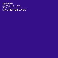 #350F89 - Kingfisher Daisy Color Image