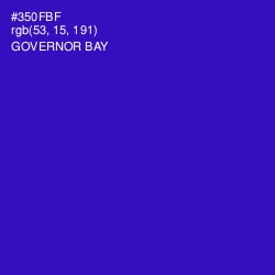 #350FBF - Governor Bay Color Image