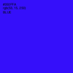 #350FFA - Blue Color Image