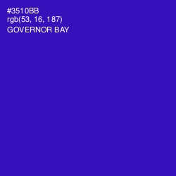 #3510BB - Governor Bay Color Image