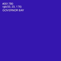 #3517B0 - Governor Bay Color Image