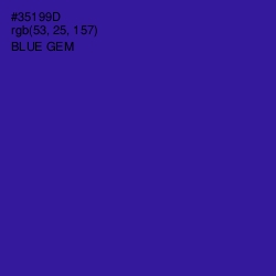 #35199D - Blue Gem Color Image