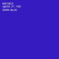 #351BC0 - Dark Blue Color Image