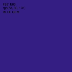 #351E83 - Blue Gem Color Image