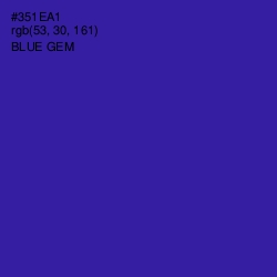 #351EA1 - Blue Gem Color Image