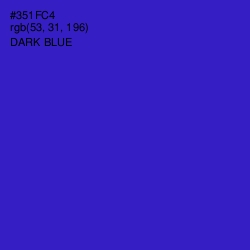 #351FC4 - Dark Blue Color Image