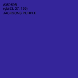 #35259B - Jacksons Purple Color Image