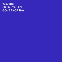#3528BB - Governor Bay Color Image