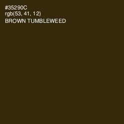 #35290C - Brown Tumbleweed Color Image