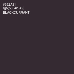 #352A31 - Blackcurrant Color Image