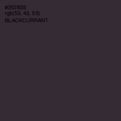 #352B35 - Blackcurrant Color Image