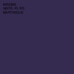 #352B50 - Martinique Color Image