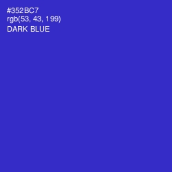 #352BC7 - Dark Blue Color Image