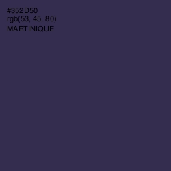 #352D50 - Martinique Color Image