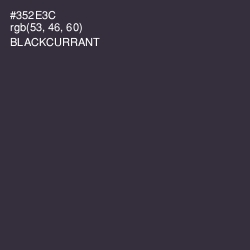 #352E3C - Blackcurrant Color Image