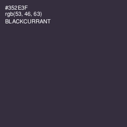 #352E3F - Blackcurrant Color Image