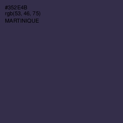 #352E4B - Martinique Color Image