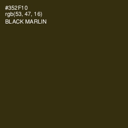 #352F10 - Black Marlin Color Image