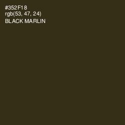 #352F18 - Black Marlin Color Image