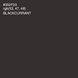 #352F30 - Blackcurrant Color Image