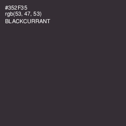 #352F35 - Blackcurrant Color Image