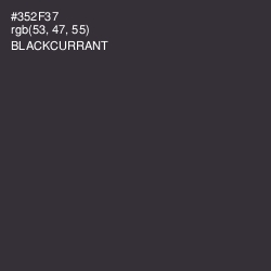 #352F37 - Blackcurrant Color Image