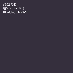 #352F3D - Blackcurrant Color Image