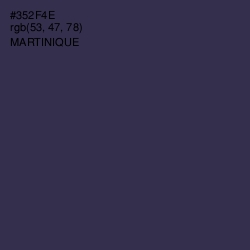 #352F4E - Martinique Color Image