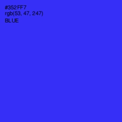 #352FF7 - Blue Color Image