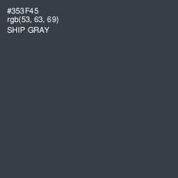 #353F45 - Ship Gray Color Image