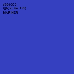 #3540C0 - Mariner Color Image