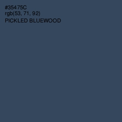 #35475C - Pickled Bluewood Color Image