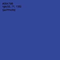 #35479B - Sapphire Color Image