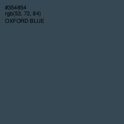 #354854 - Oxford Blue Color Image